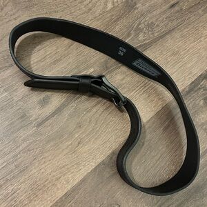 Dickies Black Leather Belt